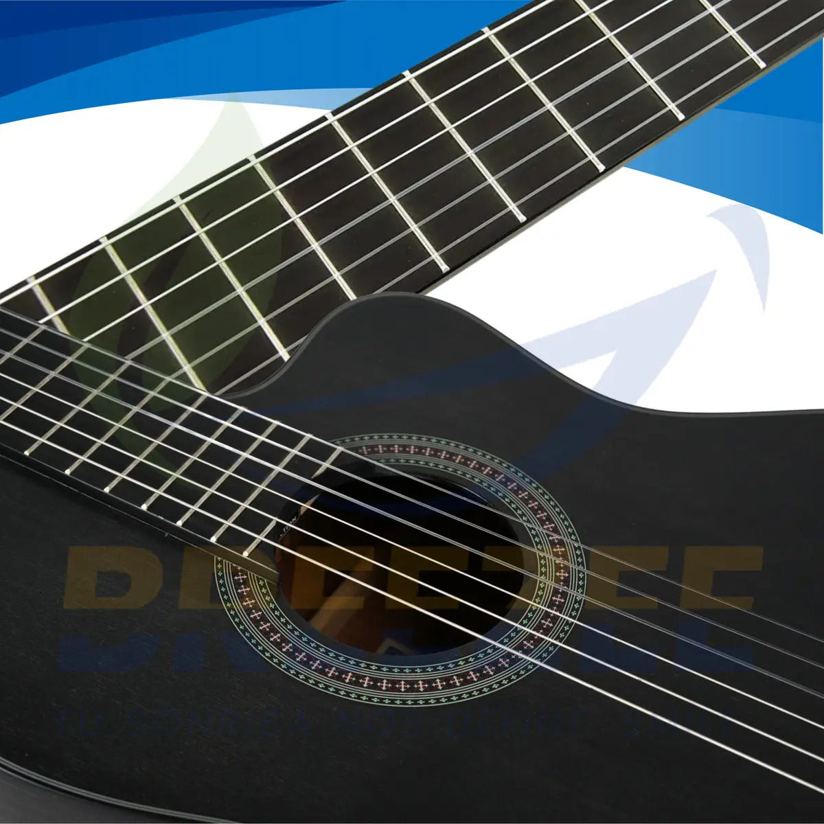 BREEZEE GUITARCLASICELECT39-NEGRO