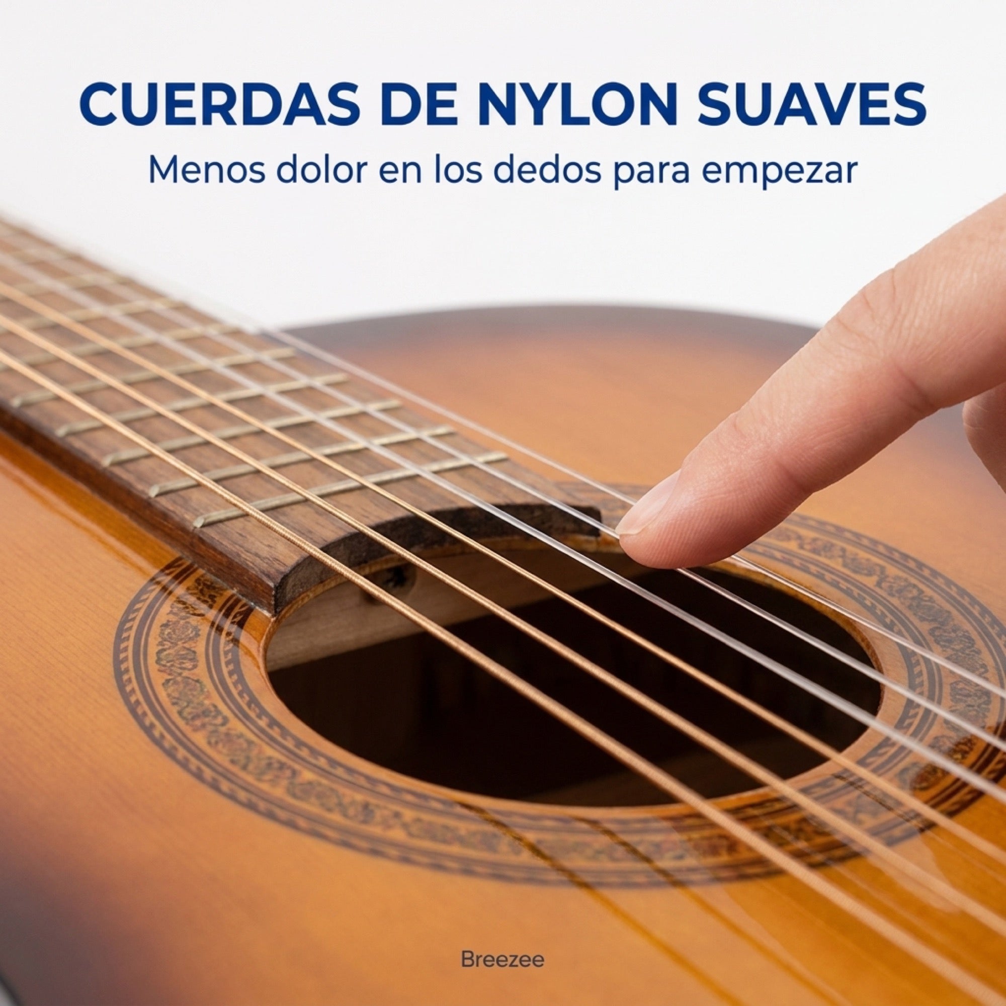 Cuerdas de nylon suaves de la guitarra clasica