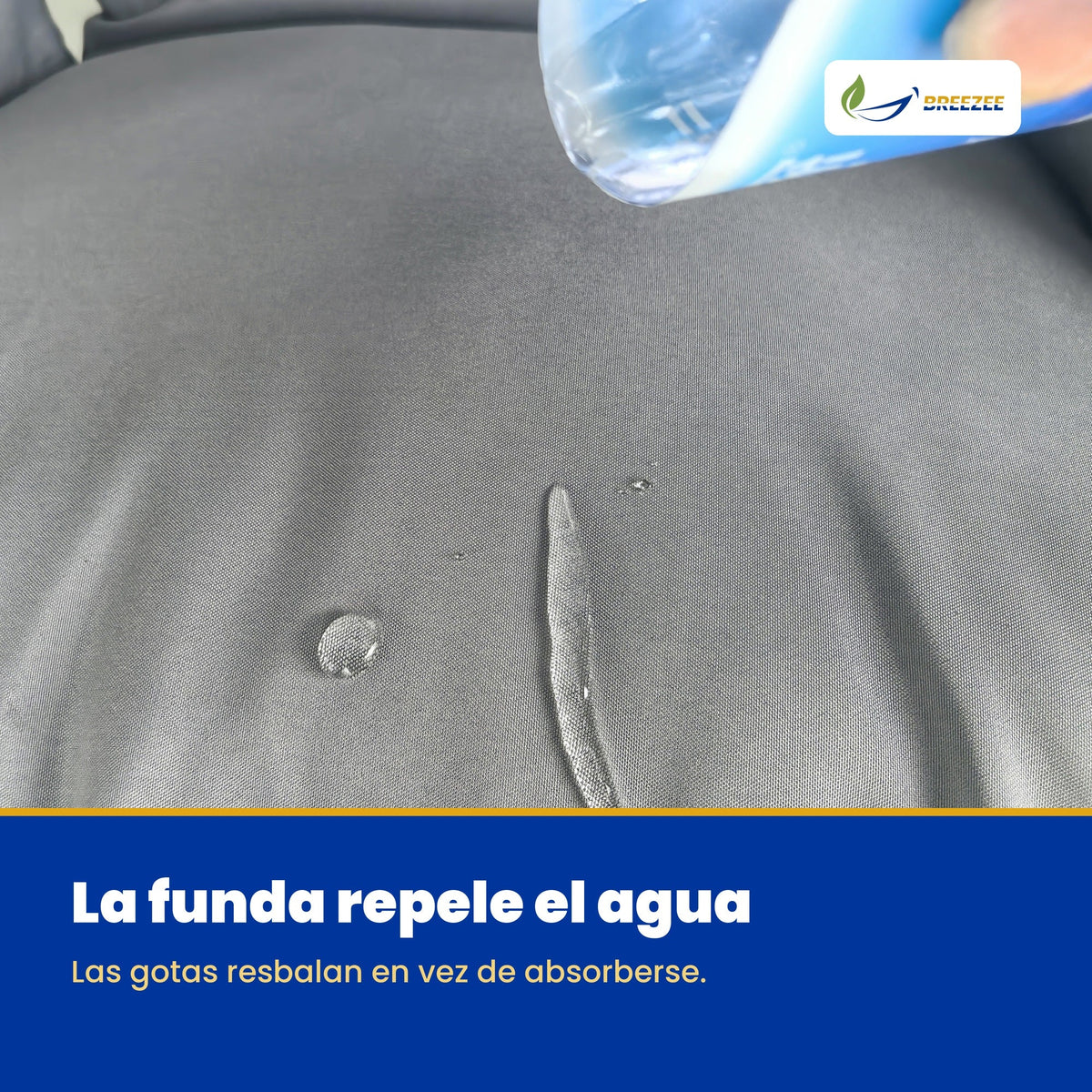 Funda del cojín que repele el agua
