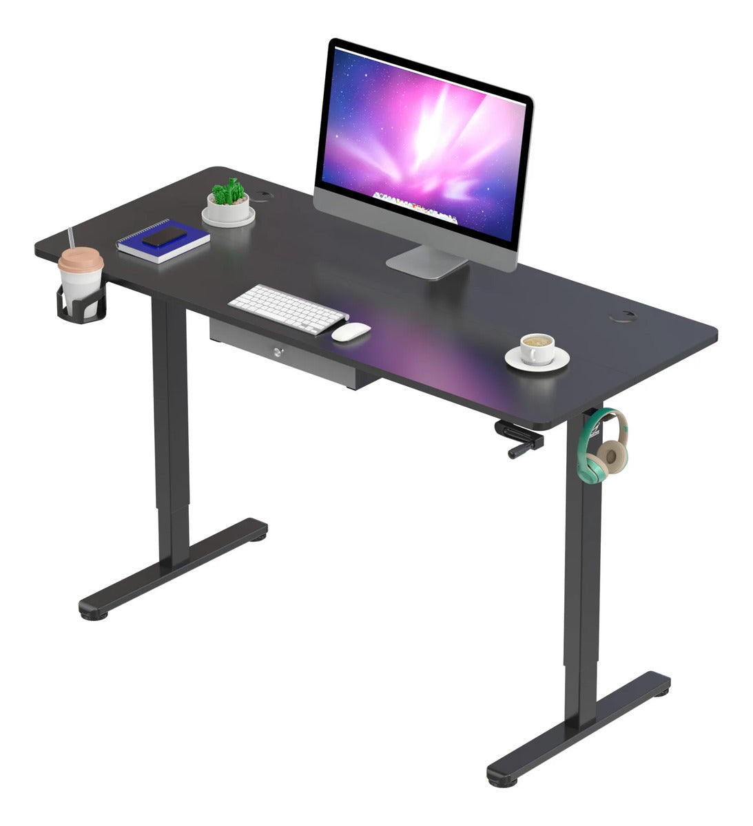 BREEZEE Escritorio Ajustable 140cm 3 monitores