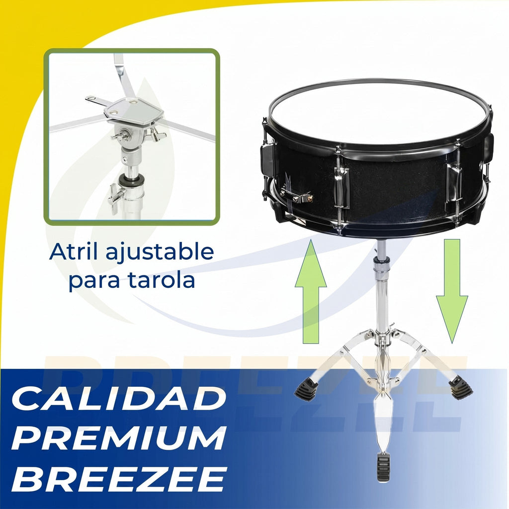 Atril ajustable para tarola - batería BREEZEE